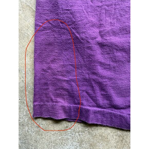 Vintage 1980s Purple Highschool Theater 'Vice President' Womens Shirt Size Small - Picture 8 of 8